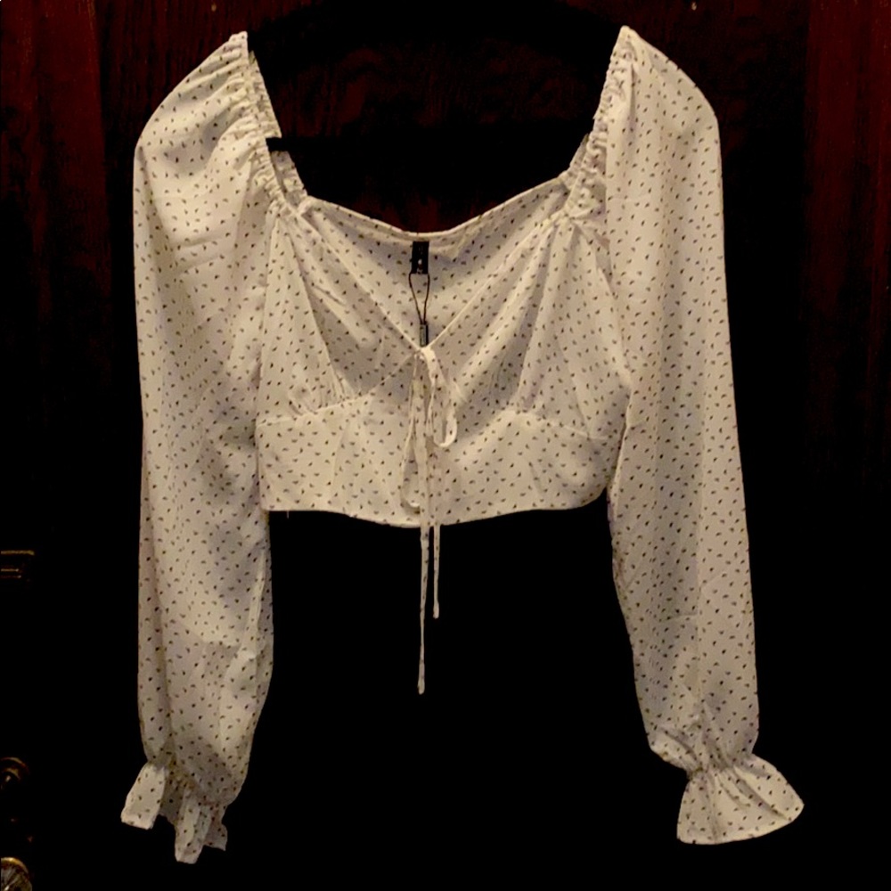 NWT Zaful Cropped Blouse